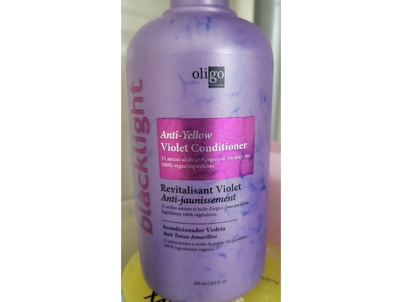 Oligo Professionnel Blacklight Anti-Yellow Violet Conditioner, 8.5 fl oz/250 mL