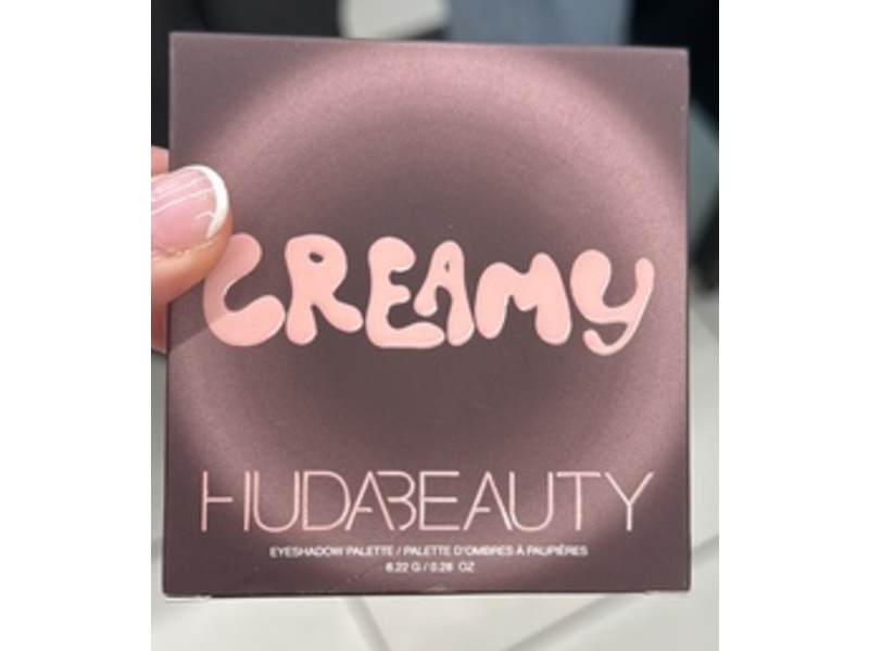 Huda Beauty Creamy Obsessions Eyeshadow Palette, Neutral Brown, 0.28 oz/8.22 g