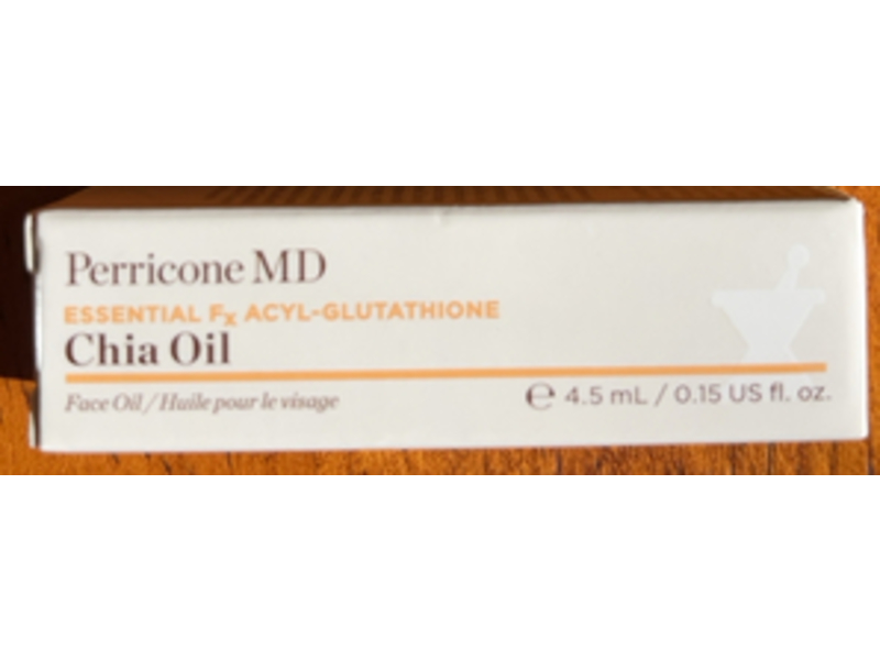 Perricone MD Essential Fx Acyl - Glutathione Face Oil, Chia Oil, 0.15 fl oz/4.5 mL