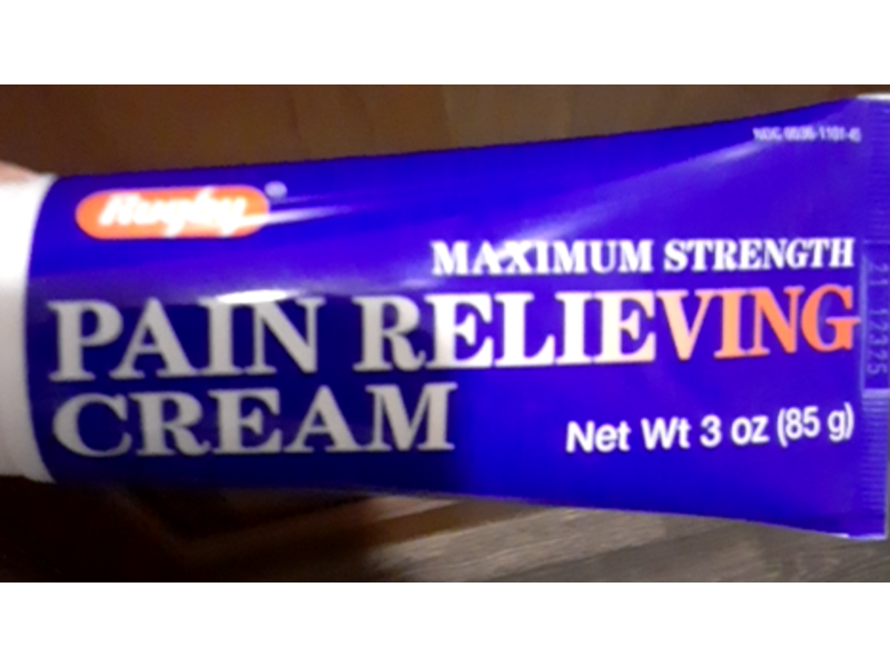 Rugby Maximum Strength Pain Relieving Cream, 3 oz/85 g