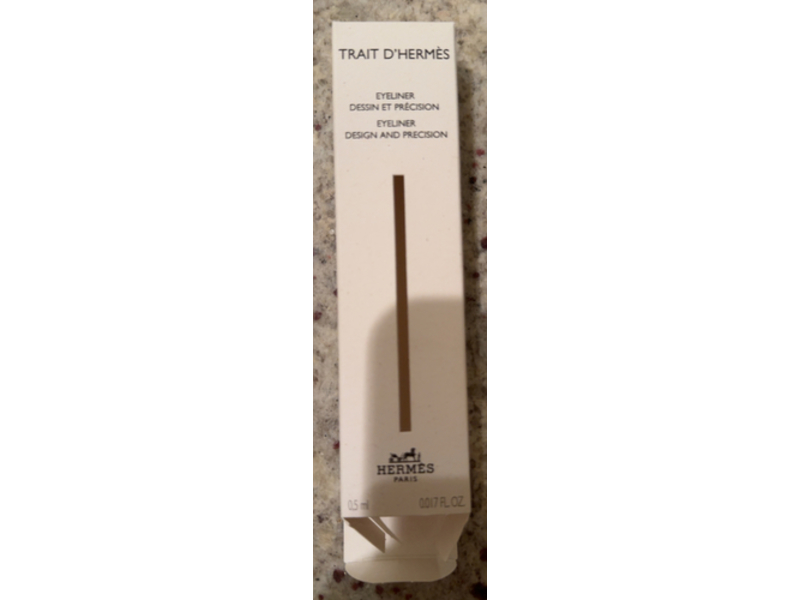 Hermes Paris Trait D'hermes Precision Eyeliner, 01 Encre Noire, 0.017 fl oz/0.5 mL