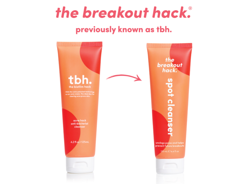 the breakout hack Spot Cleanser, 4.4 fl oz/125 mL