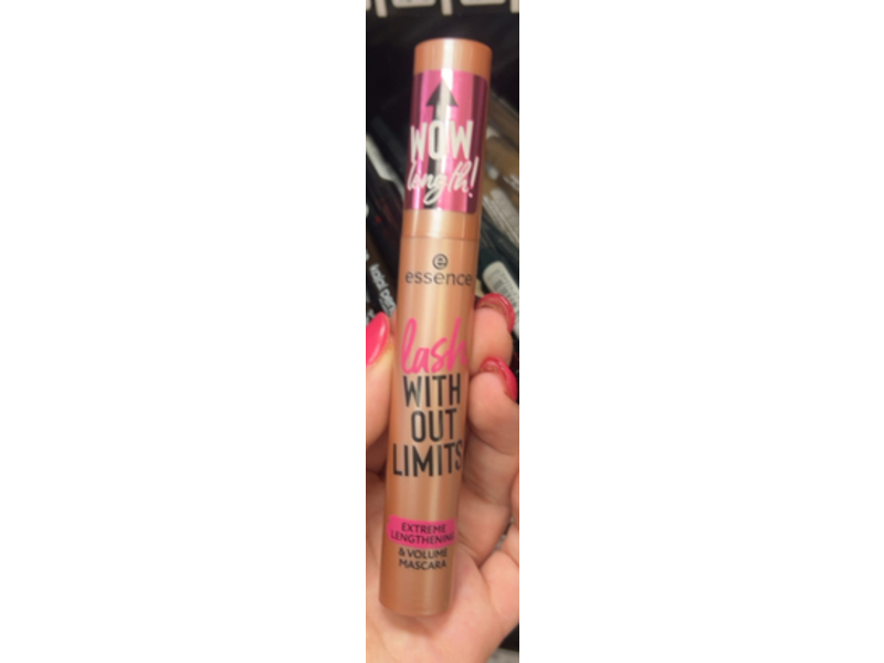 Essence Lash Without Limits Extreme Lengthening & Volume Mascara, 01 Black, 0.44 oz/13 mL