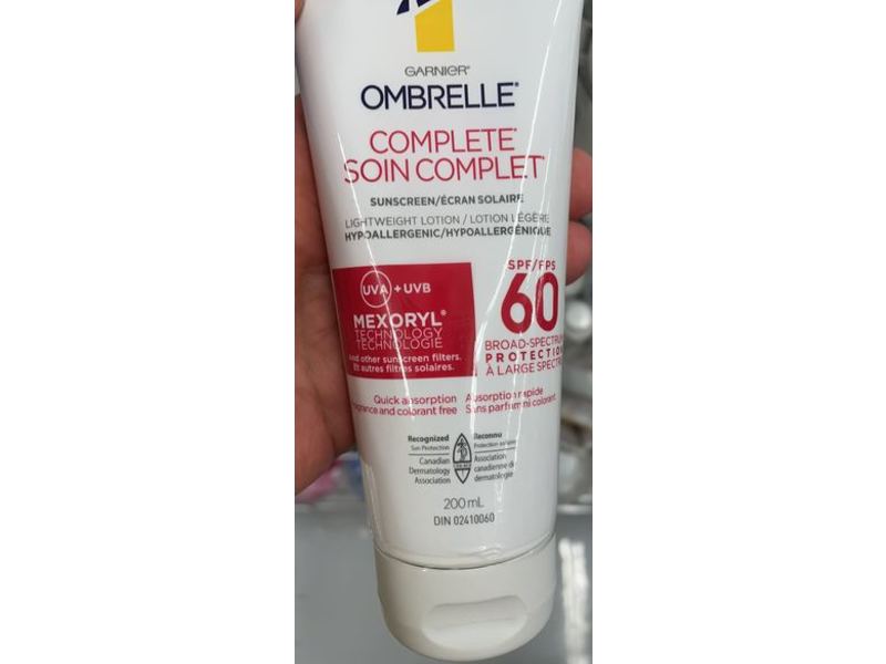 Garnier Ombrelle Complete Sunscreen Lotion, SPF 60, 200 mL