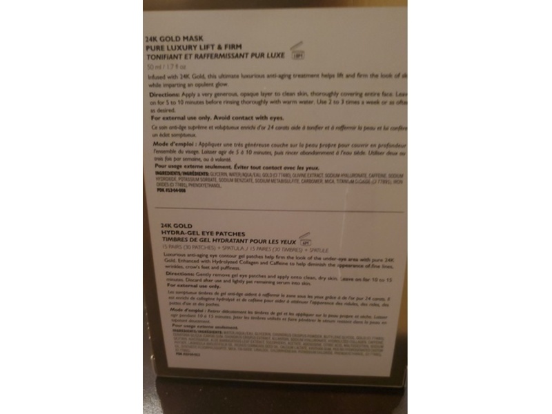 Peter Thomas Roth 24K Gold Glow-Up 2-Piece Kit, 1.7 fl oz/50 mL, 15 Pairs