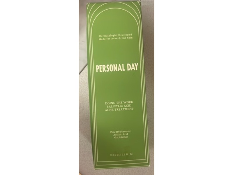 Personal Day Acne Treatment, Doing The Work, 3.5 fl oz/103.5 mL