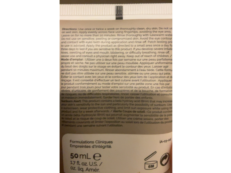 The Ordinary Salicylic Acid 2% Masque, 1.7 fl oz/50 mL