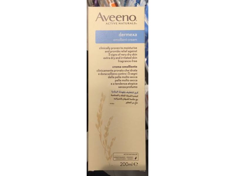 Aveeno Dermexa Emollient Cream, 200 mL