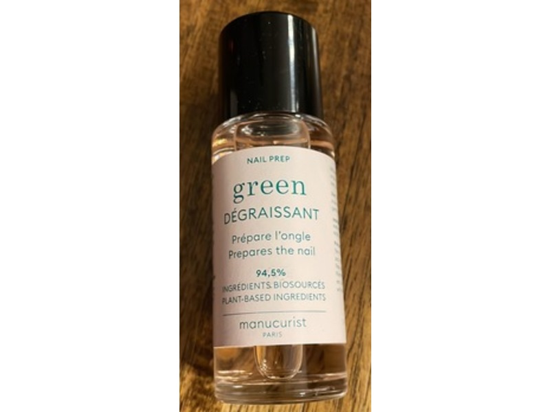 Manucurist Nail Prep Degreaser, Green, 1.01 fl oz/30 mL
