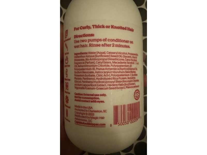 Captain & Skipper Super Knotty Conditioner, Cotton Candy, 10.1 fl oz/00 mL