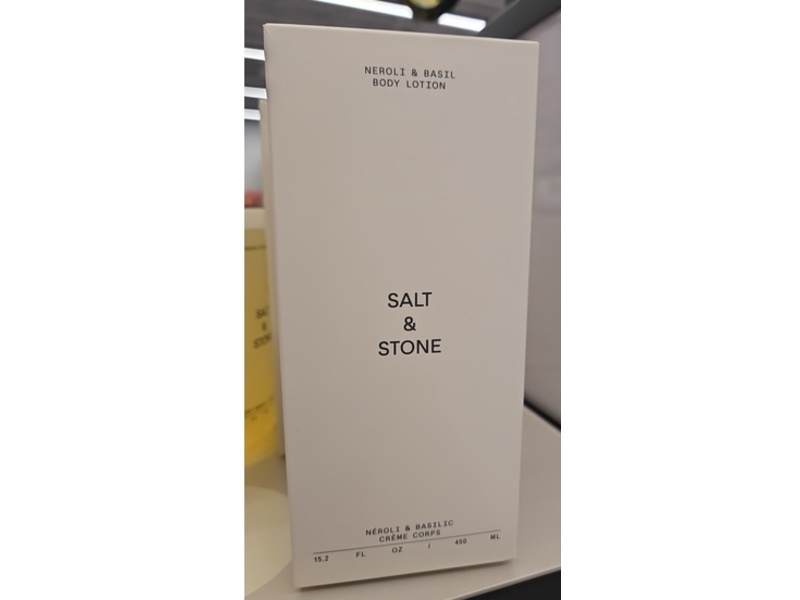 Salt & Stone Body Lotion, Neroli & Basil, 15.2 fl oz/450 mL
