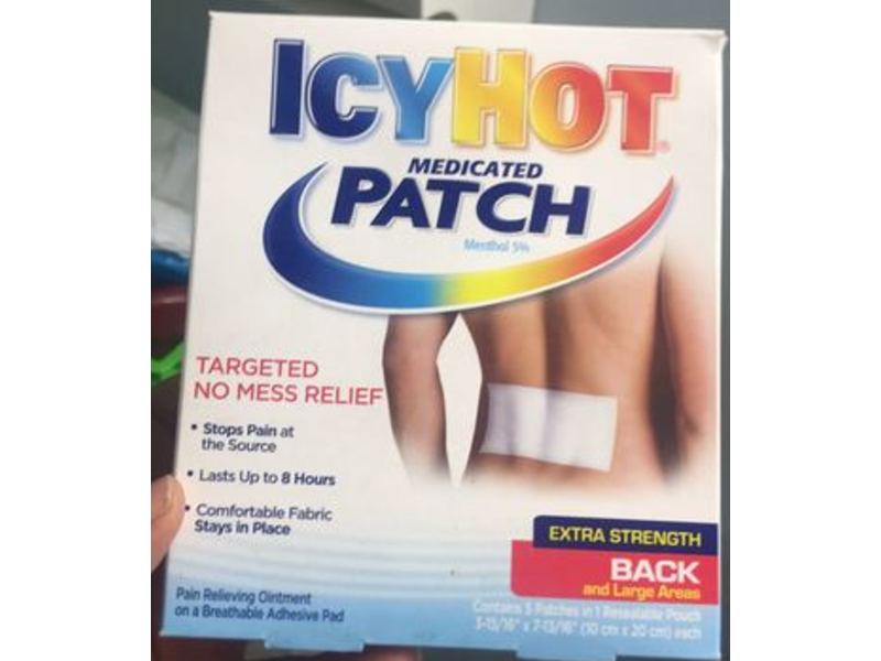 Icy Hot Medicated Patch, 5 Count