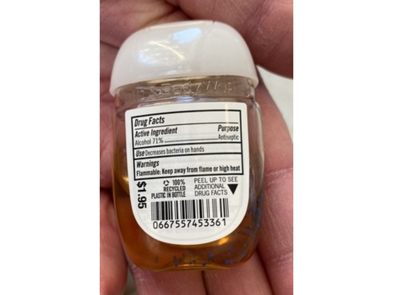 Bath & Body Works Anti-Bacterial Hand Gel, Iced Cinnamon Rolls, 1 fl oz /29 mL