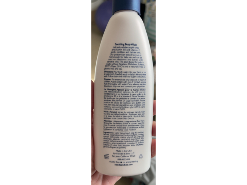 Noodle & Boo Soothing Body Wash, Creme Douce, 8 fl oz/237 mL