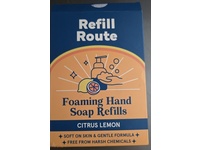 Refill Route Foaming Hand Soap Refills, Citrus Lemon, 3.4 oz/96 g, 12 Count - Image 3