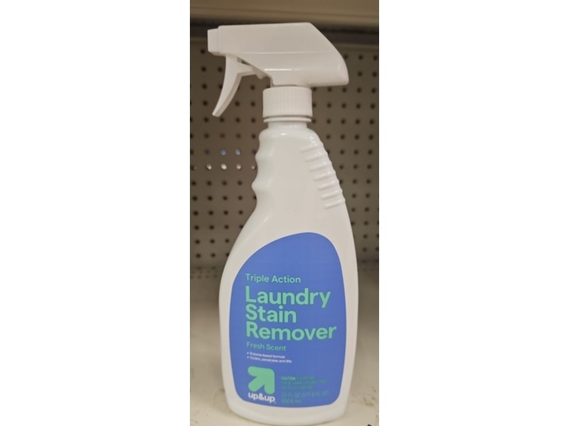 Up & Up Triple Action Laundry Stain Remover, Fresh Scent, 22 fl oz/650.6 mL