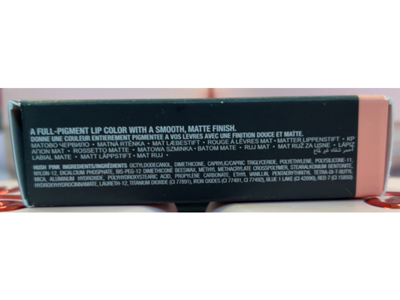 Anastasia Beverly Hills Matte Lipstick, Hush Pink, 0.10 oz/3 g