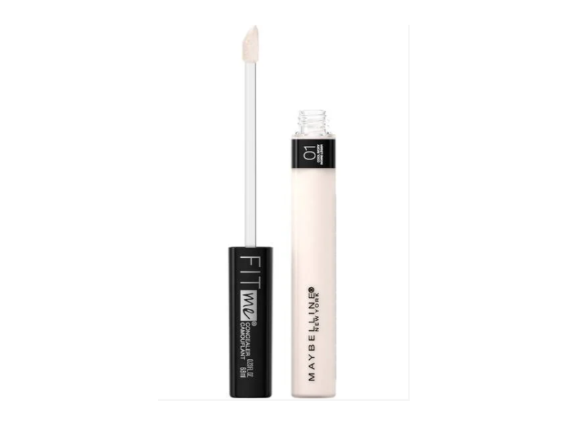 Maybelline New York Fit Me Liquid Concealer, 01 Cool Ivory, 0.23 fl oz/6.8 mL