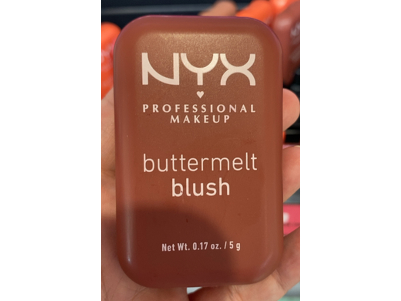 NYX Professional Makeup Buttermelt Blush, Back and Butta, 0.17 oz/5 g