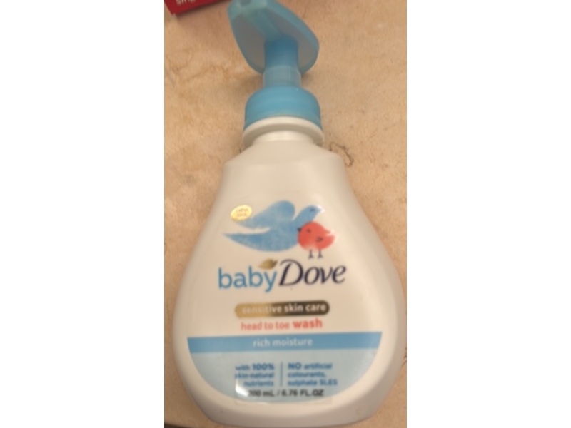 Baby Dove Rich Moisture Head To Toe Wash, 6.76 fl oz/200 mL