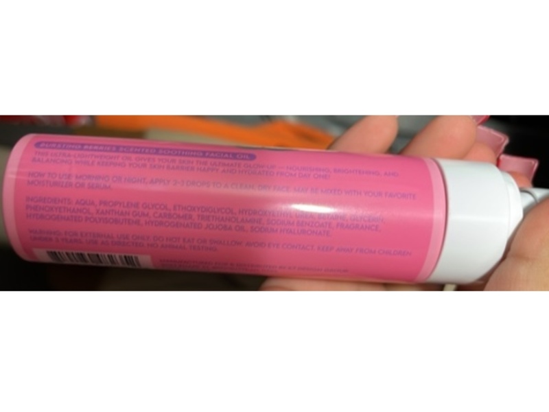 Hydro Hug Soothing Facial Oil, Bursting Berries, 3.38 fl oz/100 mL