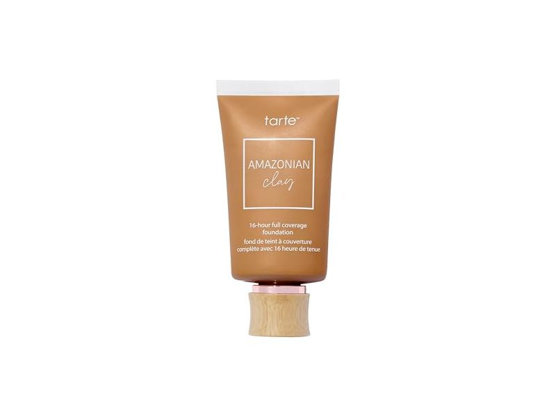 Tarte Amazonian Clay Foundation, 46S Tan-Deep Sand, 1.7 fl oz/50 mL