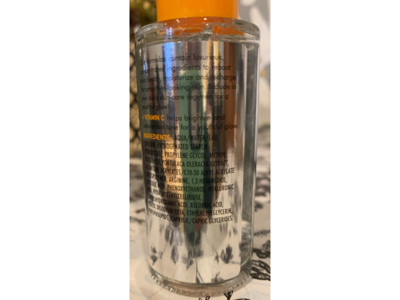 Global Beauty Care Anti-Aging Skin Repair Facial Serum, Vitamin C, 1.7 oz/50 mL