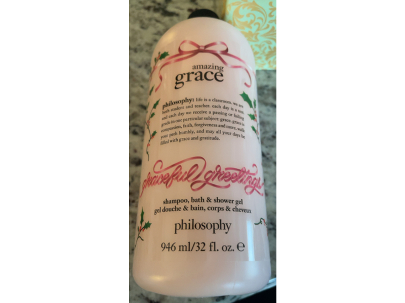 Philosophy Amazing Grace Graceful Greetings Shampoo Bath & Shower Gel, 32 fl oz/946 mL