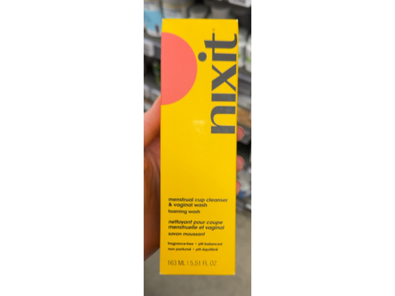 Nixit Menstrual Cup Cleanser & Vaginal Wash, 5.51 fl oz/163 mL
