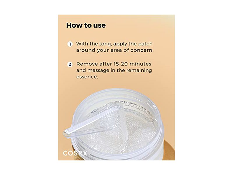 Cosrx Advanced Snail Hydrogel Eye Patch, 3.17 oz, 60 Patches