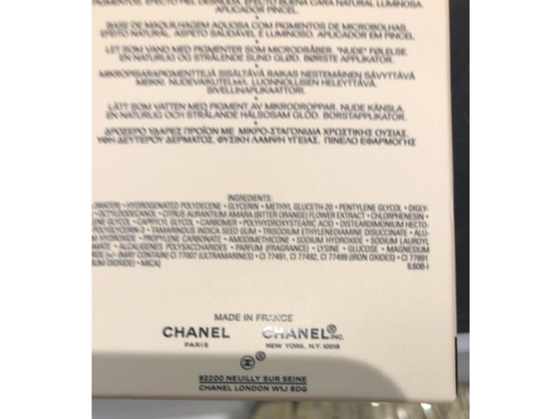 Chanel Les Beiges Eau De Teint Water Fresh Tint, Light, 1 fl oz/30 mL