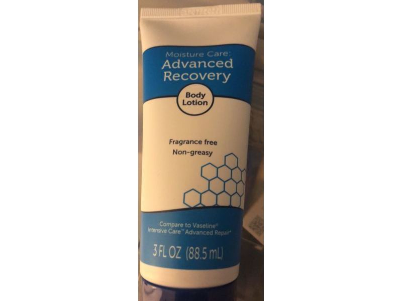Meijer Moisture Care Advanced Recovery Body Lotion, Fragrance Free, 3 fl oz/88.5 mL