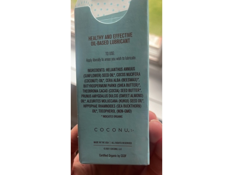 Coconu Singles Oil Based Lubricant Packet, 1.4 oz/42 mL, 14 Count