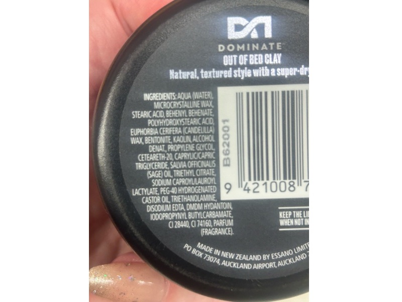 Dominate Out Of Bed Clay, 3.53 oz/ 100 g