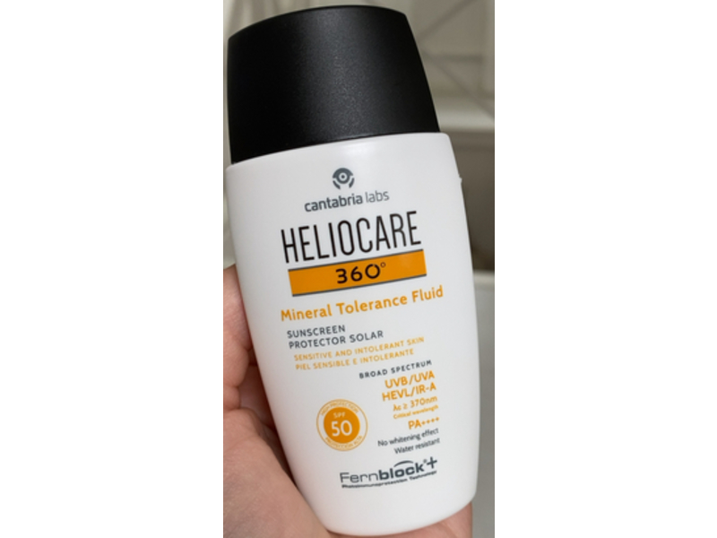Heliocare 360 Mineral Tolerance Sunscreen Fluid, SPF 50 PA++++, 50 mL