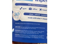 Singles Women's Face & Body Wipes, Fragrance Free, 30 Count - thumbnail 3
