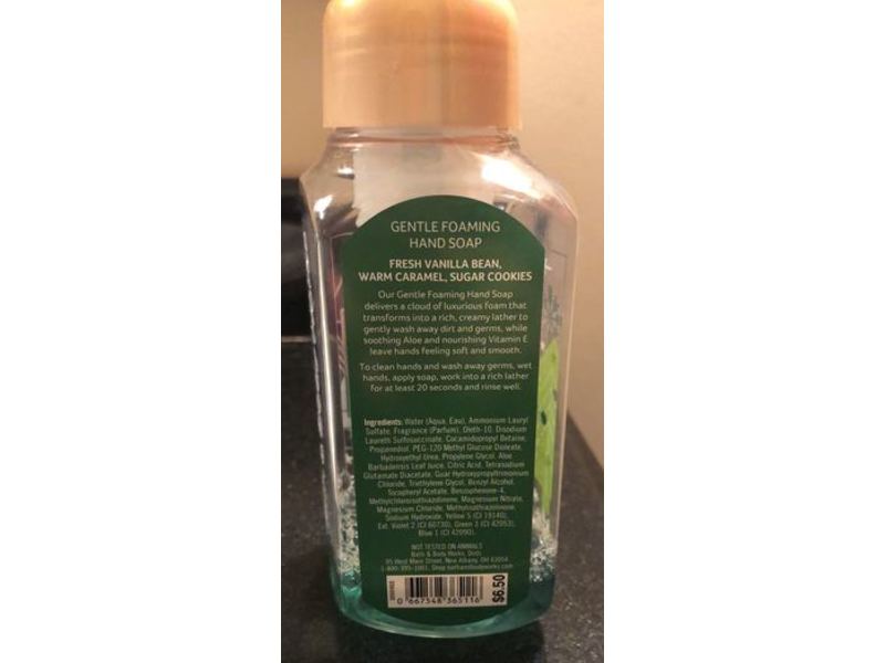 Bath & Body Works Vanilla Bean Noel Gentle Foaming Hand Soap, 8.75 fl oz/259 mL