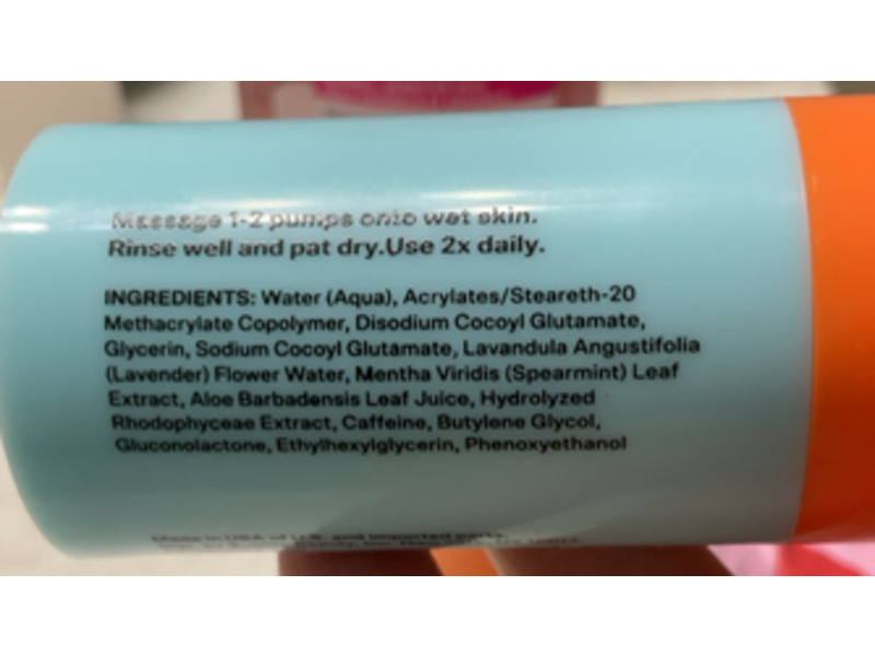 Bubble Fresh Start Gel Cleanser, 0.68 fl oz/20mL