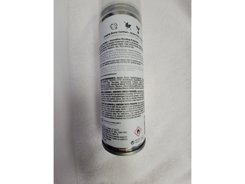 IGK Good Behavior Smoothing Spray, Spirulina Protein, 5.8 oz/186 mL