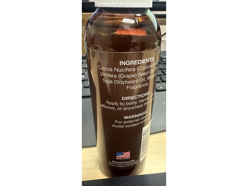 Spa Naturals Moisturizing Body Oil, Coconut Oil, 4.5 oz/133 mL