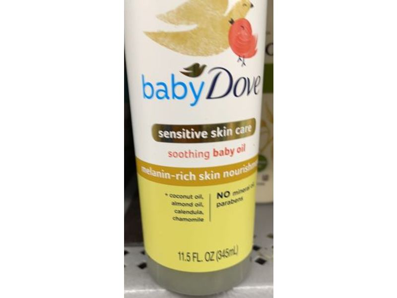 Baby Dove Soothing Baby Oil, 11.5 fl oz/345 mL