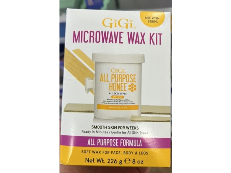 Gigi Microwave Hair Removal Kit, Honee, 8 oz/226 g