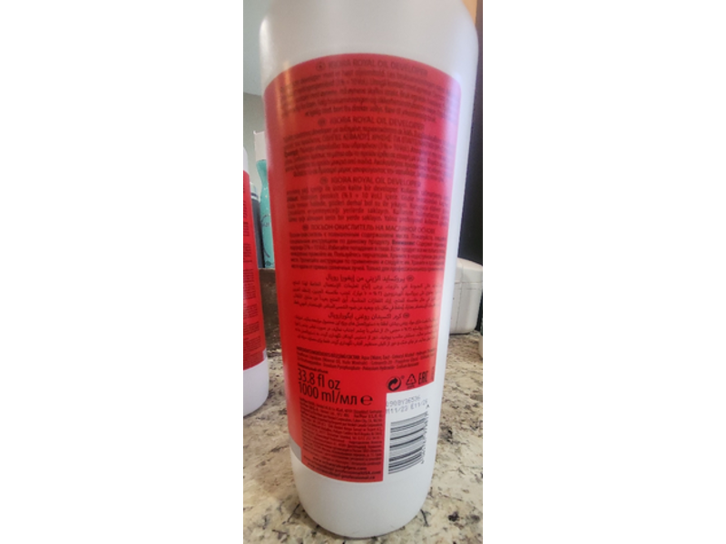 Schwarzkopf Igora Royal Oil Developer, 3% 10 Vol, 33.8 fl oz/1000 mL