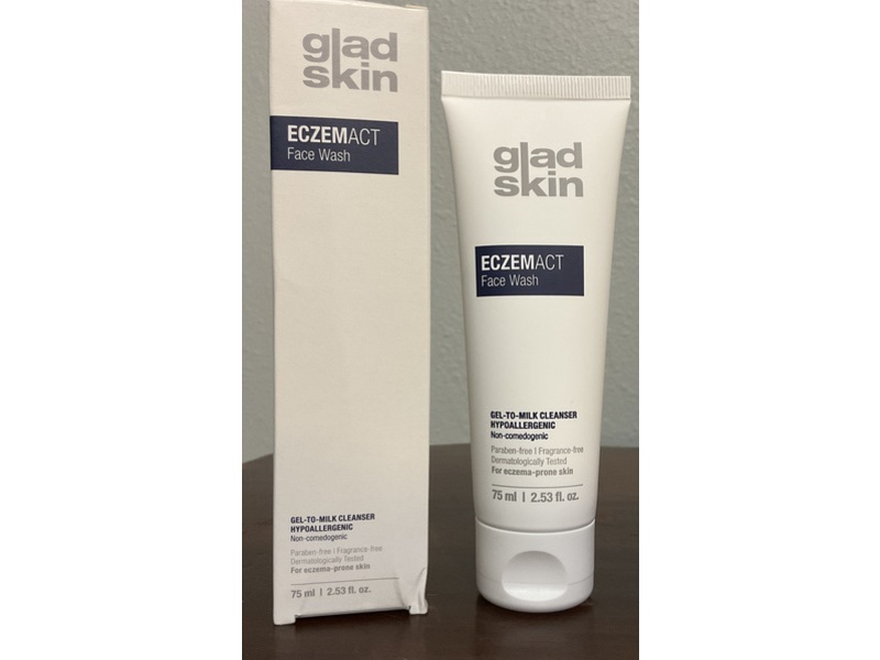 Glad Skin Eczemact Face Wash,2.53 fl oz/75 mL