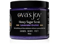 Eva’s Joy Honey Sugar Scrub, Lavender Orchid, 16 oz - thumbnail 1