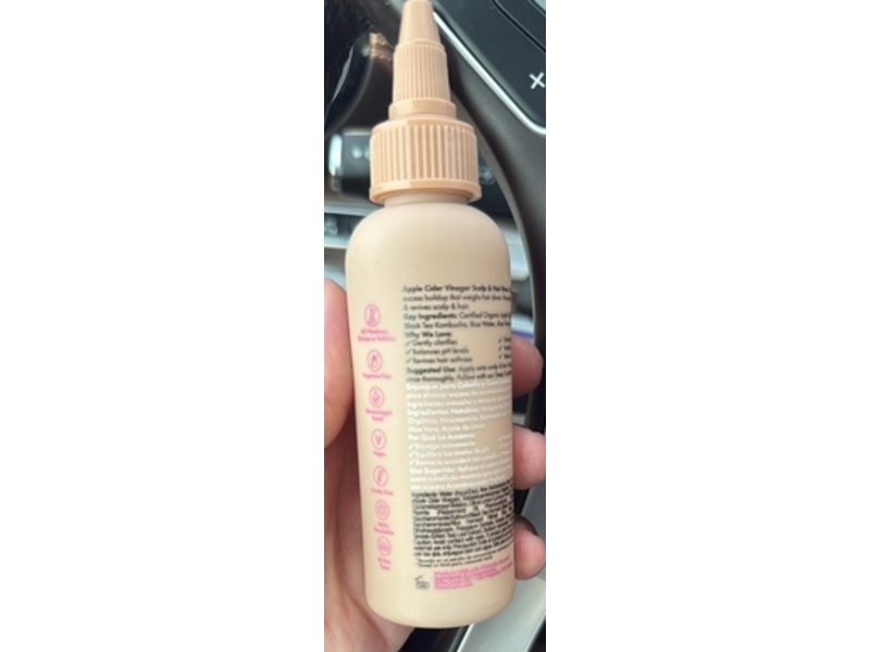 Rizos Curls Scalp & Hair Rinse, Apple Cider Vinegar, 2.5 fl oz/75 mL