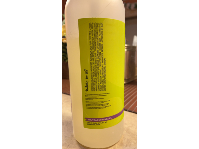 Deva Curl Ultra Defining Gel, 32 fl oz/946 mL