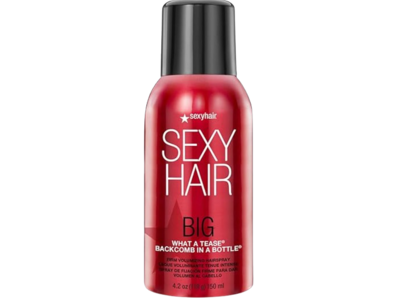 Sexy Hair Big Sexy Hair What A Tease Backcomb In A Bottle Firm Volumizing Hairspray, 4.2 oz/119 g