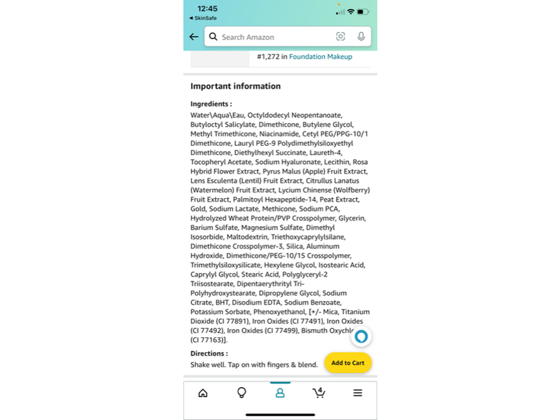 Smashbox Halo All-In-One Tinted Moisturizer, Med Women, SPF 25, 1.4 fl oz/40 mL