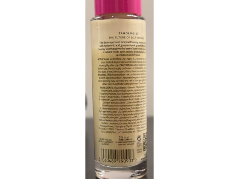 Tanologist Day Glow Hyaluronic Radiance Self Tan Serum, 1.01 oz/30 mL